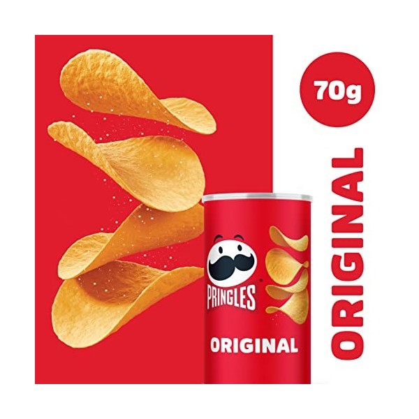 Pringles Original Chips, 12er Portions-Pack 12x70g 