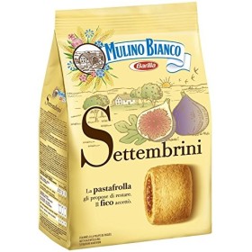 Barilla Mulino Bianco - Settembrini - Biscuits Fourrés aux Figues 250 g - Lot de 5