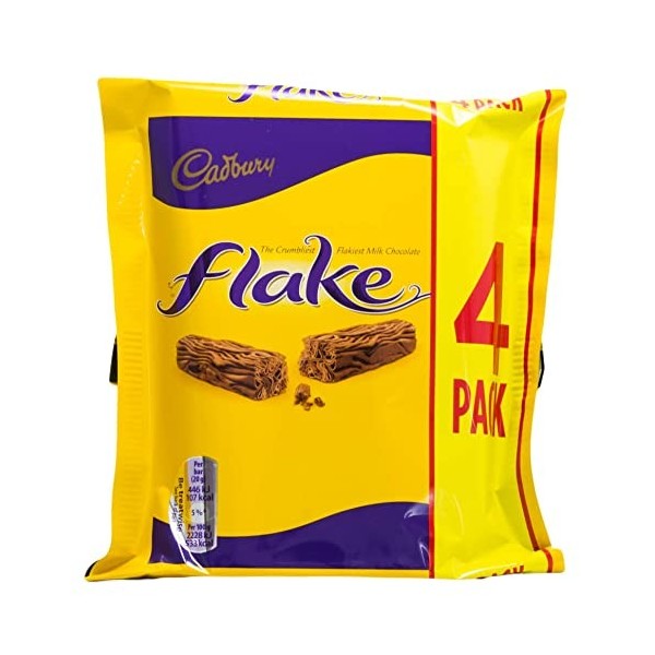 Cadbury sélection de chocolat | 8 x Cadbury Flake et 8 x Cadbury Wispa | 16 barres de chocolat