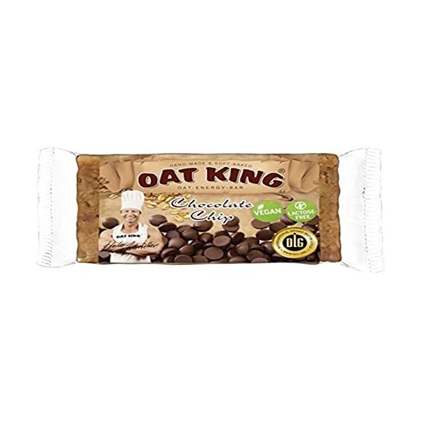 LSP Oat King Energy 10 x 95 g Chocolate Chip Barre Nutritive Endurance/Energie