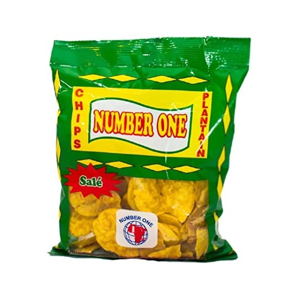 Lot de 5 paquets de chips plantain salé 5x85 grammes épicerie cuisine africaine