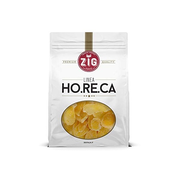 ZIG - HORECA - Gingembre séché en tranches, gingembre séché 1 Kg