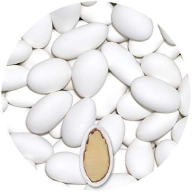 EinsSein 1kg Dragees mariage amande Gracile midi blanc terne baptême communion feter et recevoir fêter couleur pas cher aux b