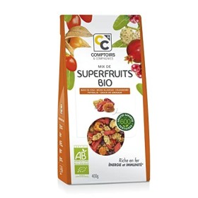 COMPTOIRS ET COMPAGNIES - Mix de Superfruits Bio - Riche en Fer - Energie et Immunité - 400g