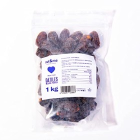 Dattes Medjool JUMBO Premium 1 kg nut&me | 100% naturel | Sans gluten, sans lactose | Sans OGM | Végétalien | Halal | Casher 