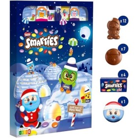 ‎Smarties - Nestlé Chocolats de Noël - Calendrier de lAvent chocolat au lait - 223 g