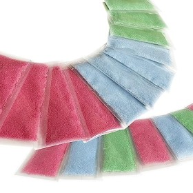 SIDRAL - 50 MONODOSE- Dégustation Sucre pour Sucre pour barbe à papa pour Machine /10 saveurs:Melon, Banane, Fraise, Caramel,