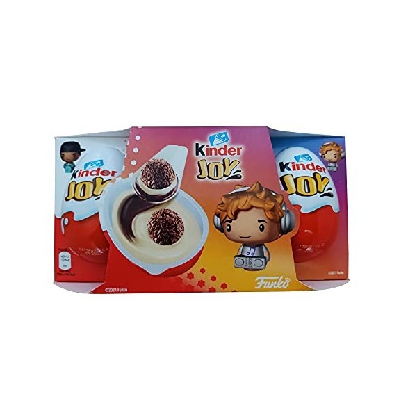 KINDER JOY Funko 20g - Le paquets de 3 oeufs. 2 