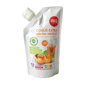 Coulis de fruits - Pêche-Abricot France lot de 2x500g - FRUITS ROUGES & Co.