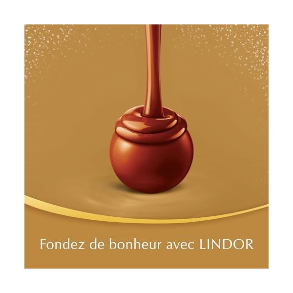 Lindt - Calendrier de lAvent LINDOR - Assortiment de Chocolats au Lait et Noirs - Cœur Fondant - Idéal pour Noël, 300 g