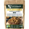 Mûres Blanches Bio 1KG | White Mulberries Séchées, Sans sucre ajouté | Qualité Supérieure | Savoureuses, Encas sains, Sport, 