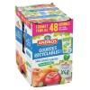 ANDROS - Compote de Fruit - Gourde Recyclable - Sans Sucre Ajouté - Goût Pomme - Idéal pour le Goûter des Enfants - Lot de 48