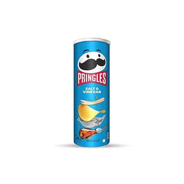 Pringles - Salt & Vinegar - 165 g - [Pack de 3]