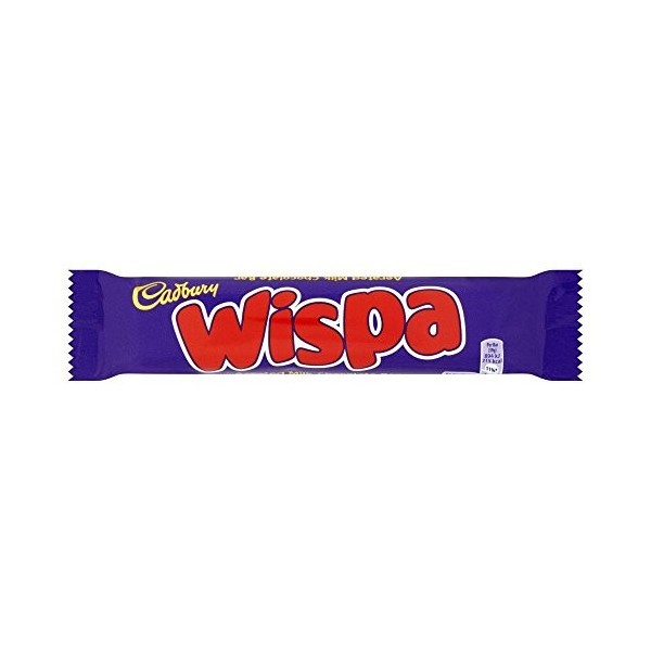 Cadbury - Barre de chocolat Wispa - lot de 12 barres de 39 g