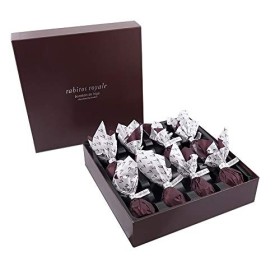 Rabitos Royale Chocolat Noir - 8 bonbons aux figues enrobés de chocolat et fourrés à la truffe et à la liqueur 142g 