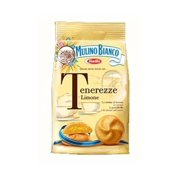 Mulino Bianco: Lot de 2 sablés Tenerezze, remplis de crème au citron, 200 g
