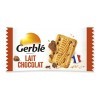Gerblé Vitalité - Mini Biscuits Lait Chocolat - Allégé en sucre - Nutriscore C - Au Gerble de Blé - Sans Huile de Palme - 200