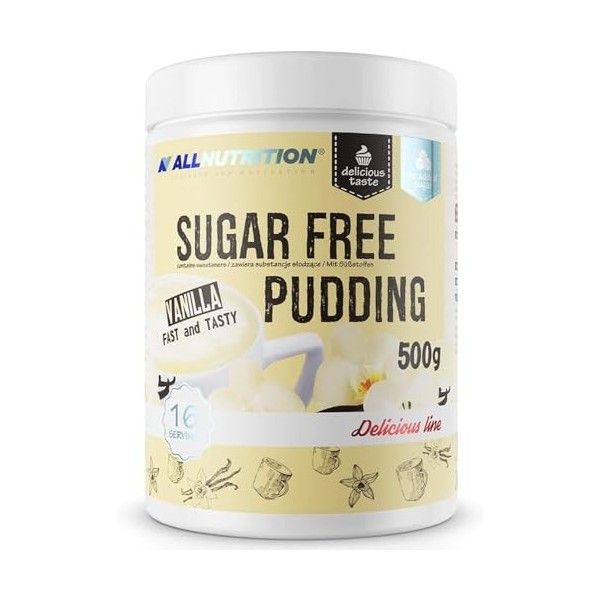 Sugar Free Pudding, Vanilla, 500 g