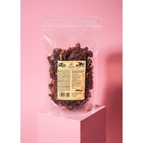 KoRo - Rhubarbe sucrée 500 g - Fruits secs non soufrés sucrés - Snack délicieux et vegan pour les petits creux