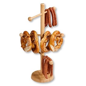 KESPER Brezn 58616 Support à saucisses en bambou Marron Ø 15 cm Hauteur 50 cm