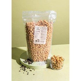 KoRo - Pois chiches grillés salés et poivrés - 1 kg - source de protéines et de fibres - sans colorants ni conservateurs arti