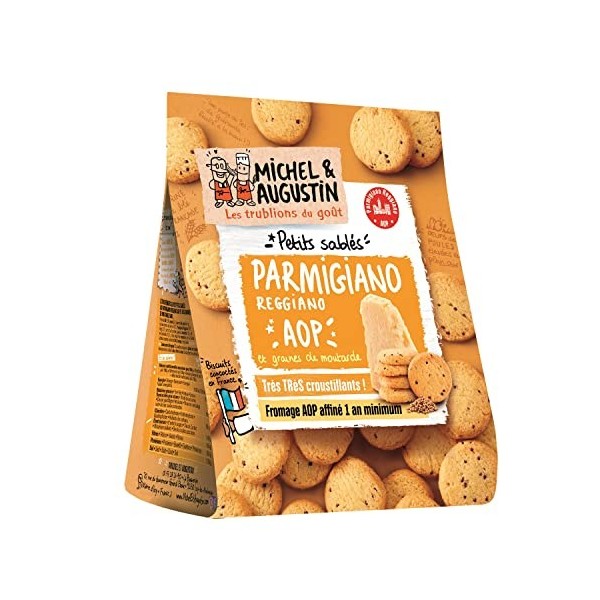 Michel et Augustin Sablés Apéritifs au Beaufort et Pointe de Poivre 100g - Lot de 3