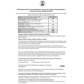 Veggy Duck - Amandes Décortiquées 1Kg - Origine Sicilienne | Naturel