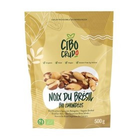 Noix du Bresil Bio - 500g. Noix Décortiquées. Contient Fibres Protéines Sélénium et Minéraux. Comme Casse-Croûte ou Pour les 