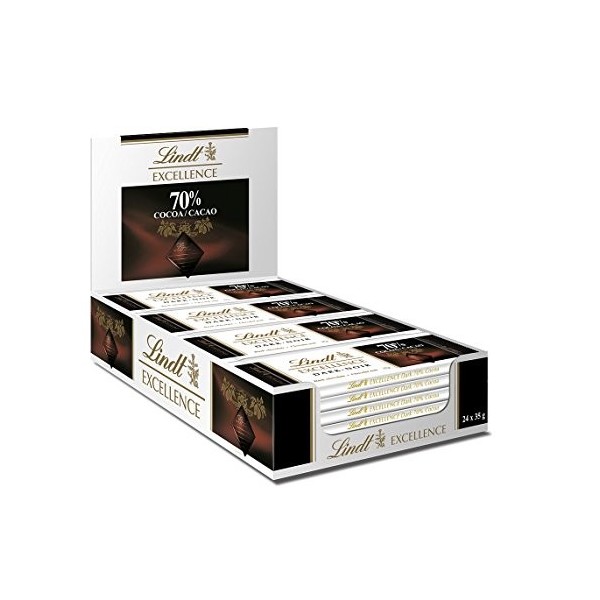 Lindt Barres EXCELLENCE - Chocolat Noir 70% - 35g X 48