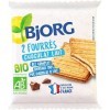 BJORG - Biscuits Fourrés Chocolat Lait - Format Pochon - Biscuits Bio - Sans Huile De Palme - Fabriqué En France - 20 Pochons