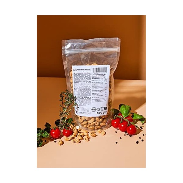 KoRo - Noix de cajou aux épices de Toscane bio 500 g
