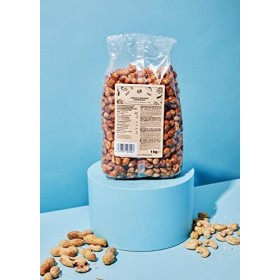 KoRo - Mélange de noix de cajou et de cacahuètes au miel et au sel de mer 1 kg