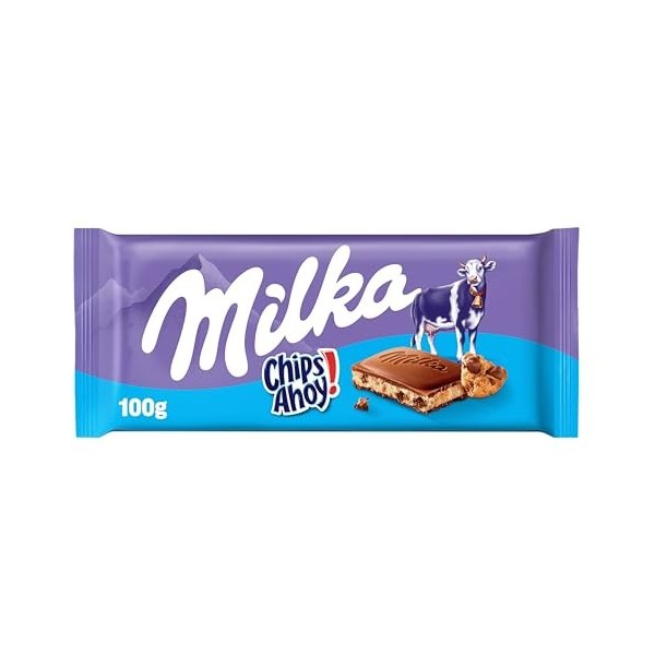 Chips Ahoy! Chocolat | Milka | Ahoy chips! | Poids total 100 grammes