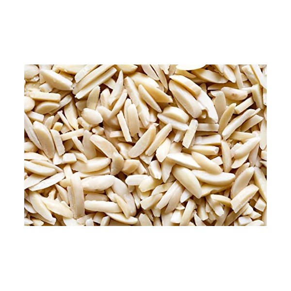 Amandes en bâtonnets 1kg,Bâtons damandes en paquet de 1 kg | Idéal dans les élaborations culinaires | Amandes en tranches | 
