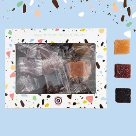 BALLOTIN PATES DE FRUIT ARTISANALES - CHOCOLAT DE NOEL - CADEAU NOEL