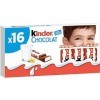 KINDER Chocolat - Barres chocolatées fourrées au lait paquet de 16 barres 200g - Lot de 3 paquets.