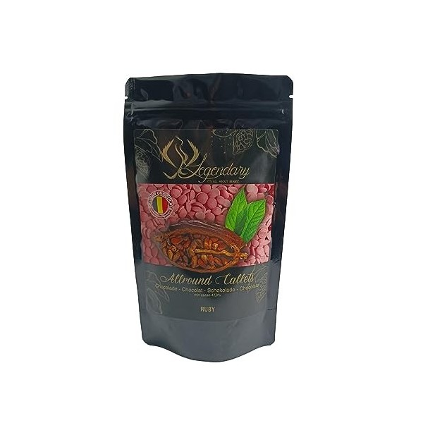 Legendary - its all about beans marié avec Callebaut CALLETS LAIT 2 x 1 Kg - Originales pastilles, drops de chocolat belge,