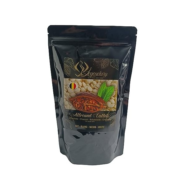 Legendary - its all about beans marié avec Callebaut CALLETS LAIT 2 x 1 Kg - Originales pastilles, drops de chocolat belge,