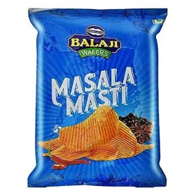 Balaji Masala Masti chips de pommes de terre épicées - 45 g - Lot de 2