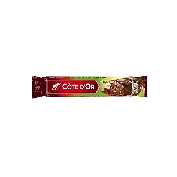 Côte dOr Batons - Chocolat au Lait Éclats de Noisettes -1 Carton 32 pcs x 45g 
