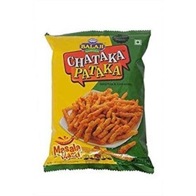 Balaji Chataka Pataka Masala Masti riz épicé et bâtonnets de maïs - 65 g - Lot de 2
