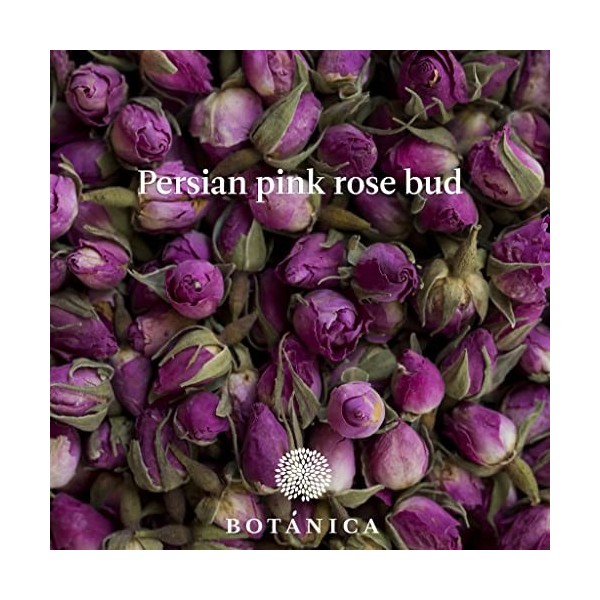 Boutons de rose persanes déshydratés pour gâteaux et thés 130 g, Bourgeons de rose comestibles 100% naturels, Pétales de fleu
