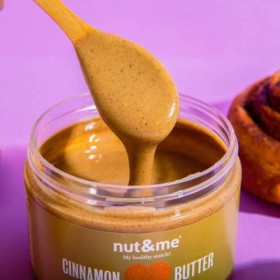 Crème Cinnamon Roll 500 g nut&me | A base de noix de pécan, amandes, dattes, cannelle, gingembre | Sans gluten | Sans lactose