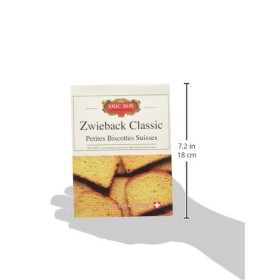 ERIC BUR Biscottes Zwieback Classic 165 g - Lot de 6