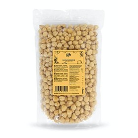 KoRo - Noisettes blanchies 1 kg - Noisettes pelées sans additifs ni conservateurs, parfaites pour la cuisine ou comme snack