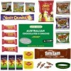 Best of Australia Boîte à chocolat et goûter – Les collations australiennes les plus populaires – Tim Tam, Allens Party Mix,