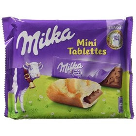 Milka Mini Tablettes de chocolat 8 x 25 g - Lot de 4