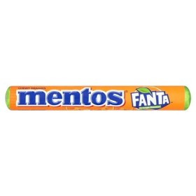 Mentos - Boîte de 40 Rouleaux - Bonbons Mentos Fanta™ Tendres et Croquants - - Format Idéal pour Anniversaires - 40 Rouleaux 
