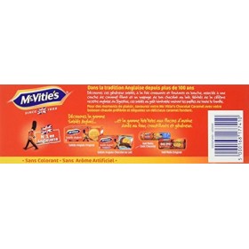 MC VITIES Sables Anglais Chocolat au Lait Caramel Filant 300 g - Lot de 6