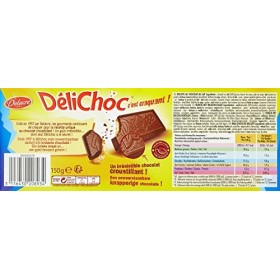 Delacre Délichoc au chocolat au lait 150 g - Lot de 6